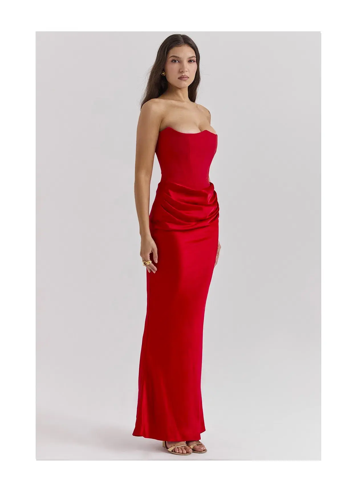 House of CB Persephone Scarlet Dress Red Size S/ AU 8 - Image 2