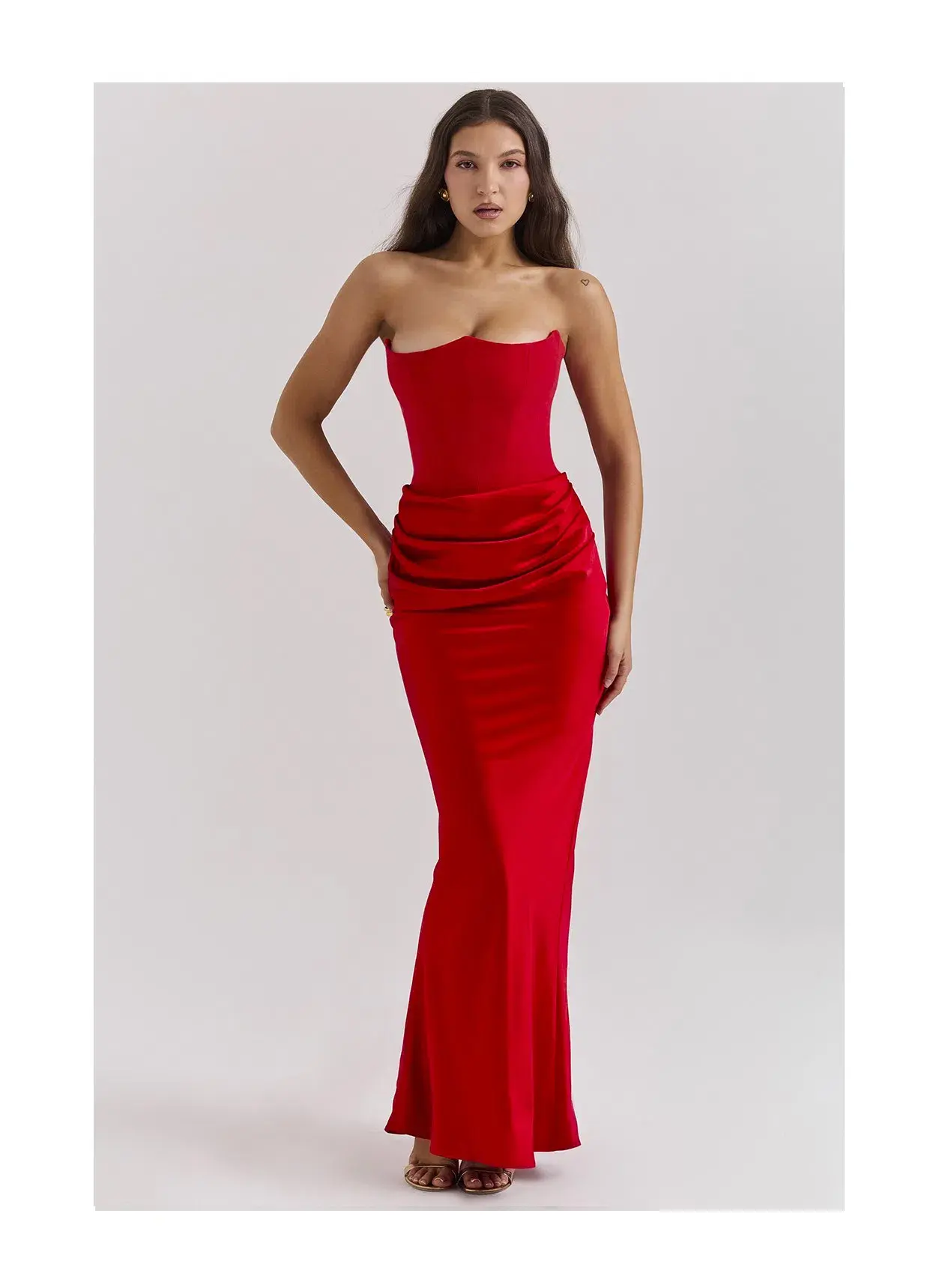 House of CB Persephone Scarlet Red Size M/ AU 10 - Image 1