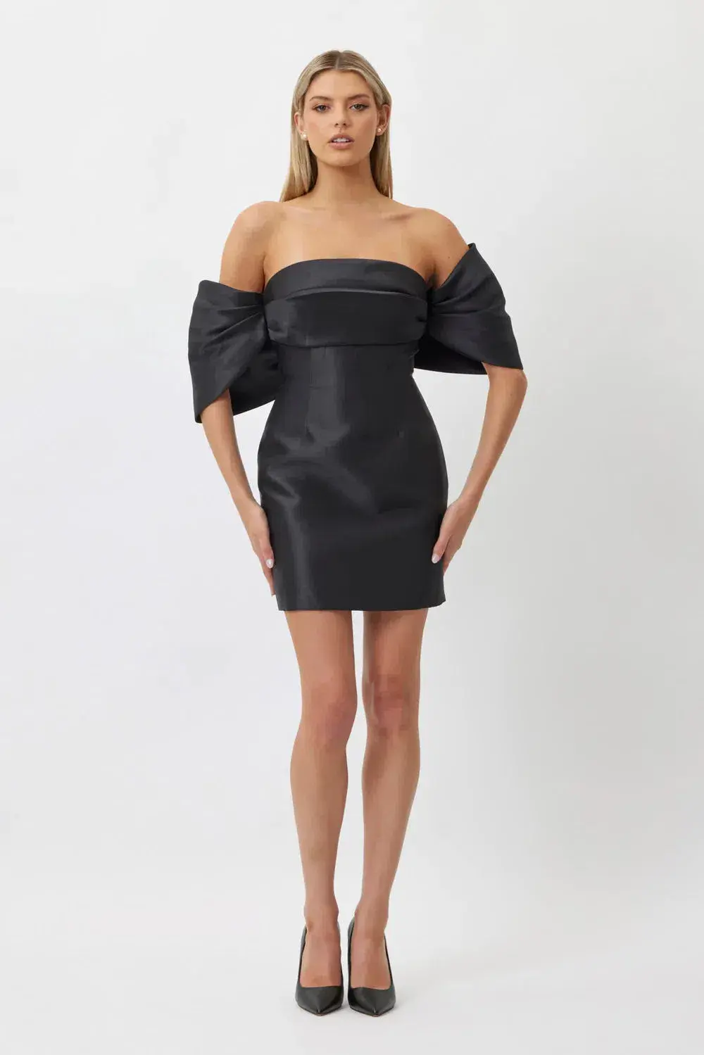 Bianca and Bridgett Eden Mini Dress Black Size 8 for rent on The Volte - main image