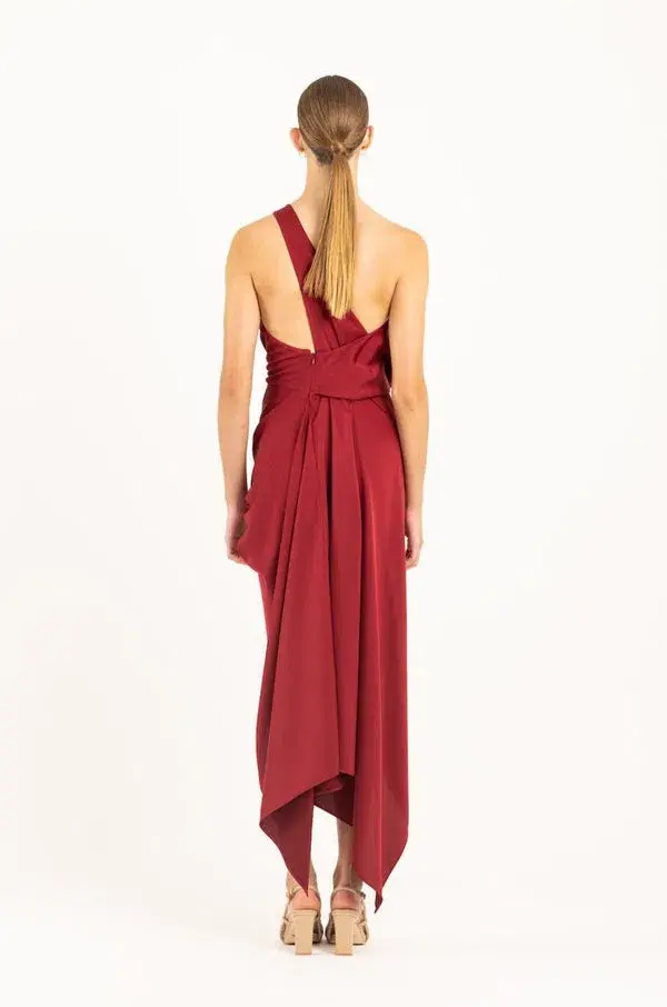 One Fell Swoop Philly Dress Black Cherry Size 8 - Image 2