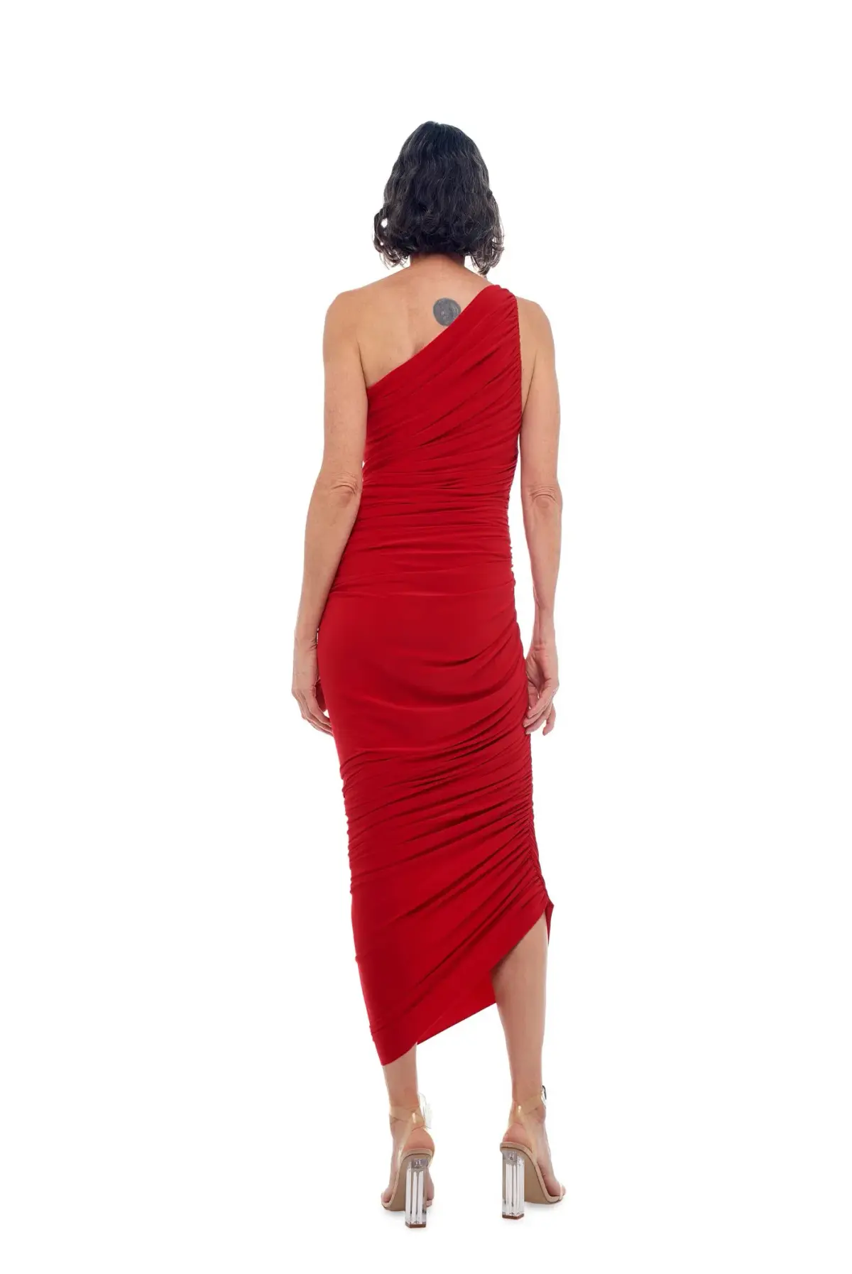 Norma Kamali Diana Gown Red Size 8 - Image 2