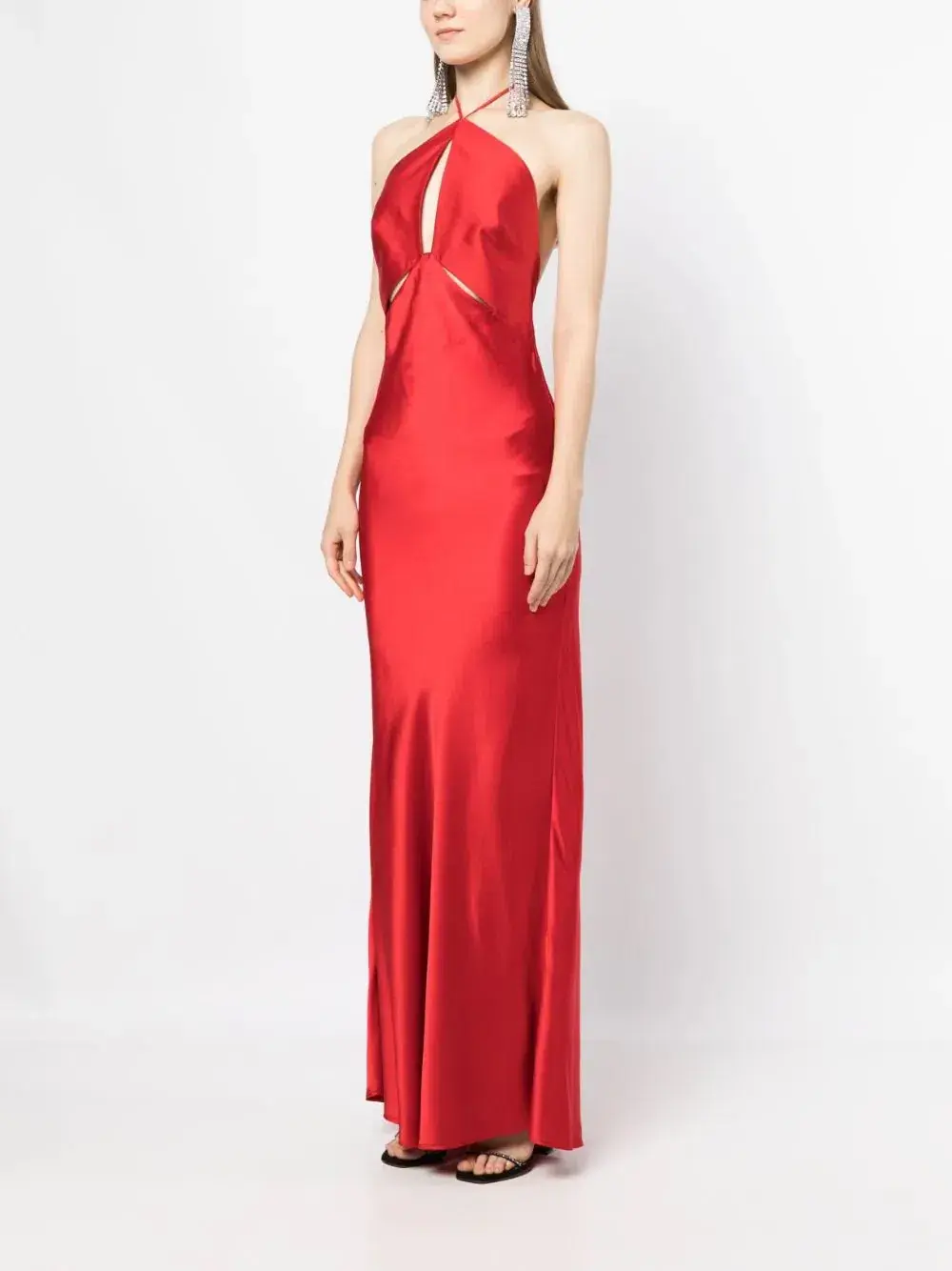 Rachel Gilbert Rozalia Cutout Dress Red Size 8 - Image 1