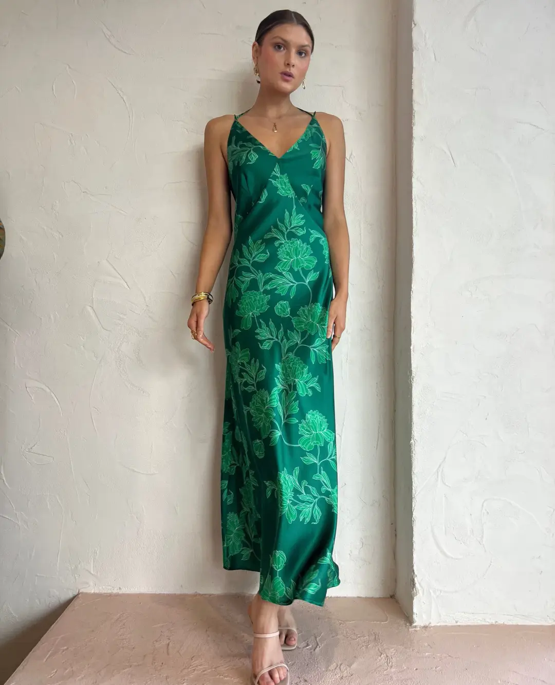 Hansen and Gretel Delphine Dress Green Size 10 for rent on The Volte - main image