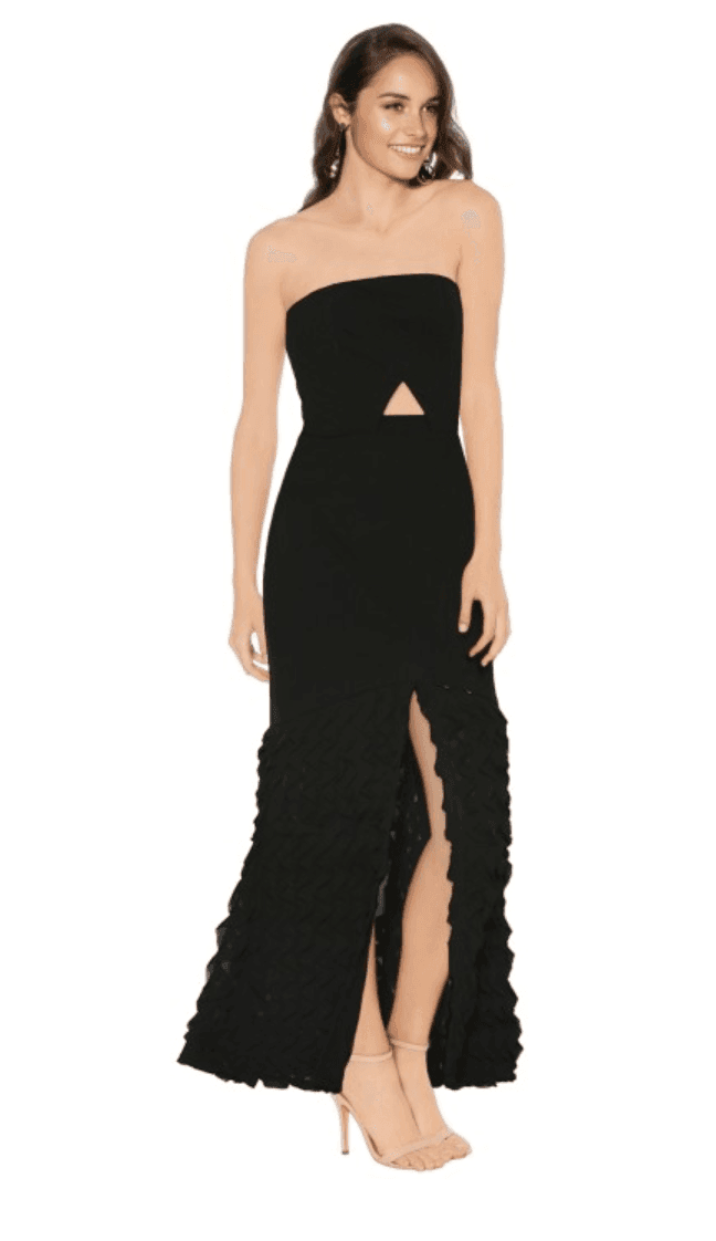 Premonition Odile Evening Dress Black 8 for rent on The Volte - main image