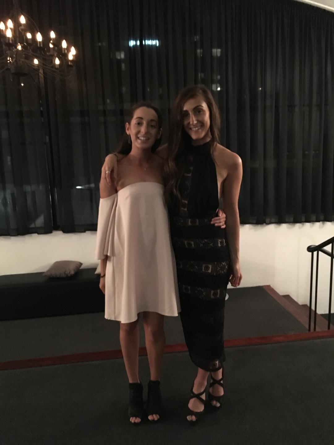 MISHA Portia Black Dress Size 8 for rent on The Volte - main image