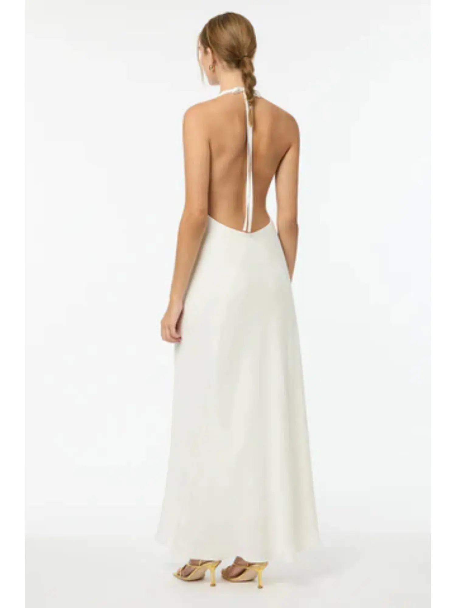 Manning Cartell Footprints Slip Dress In White Size AU 6 - Image 3