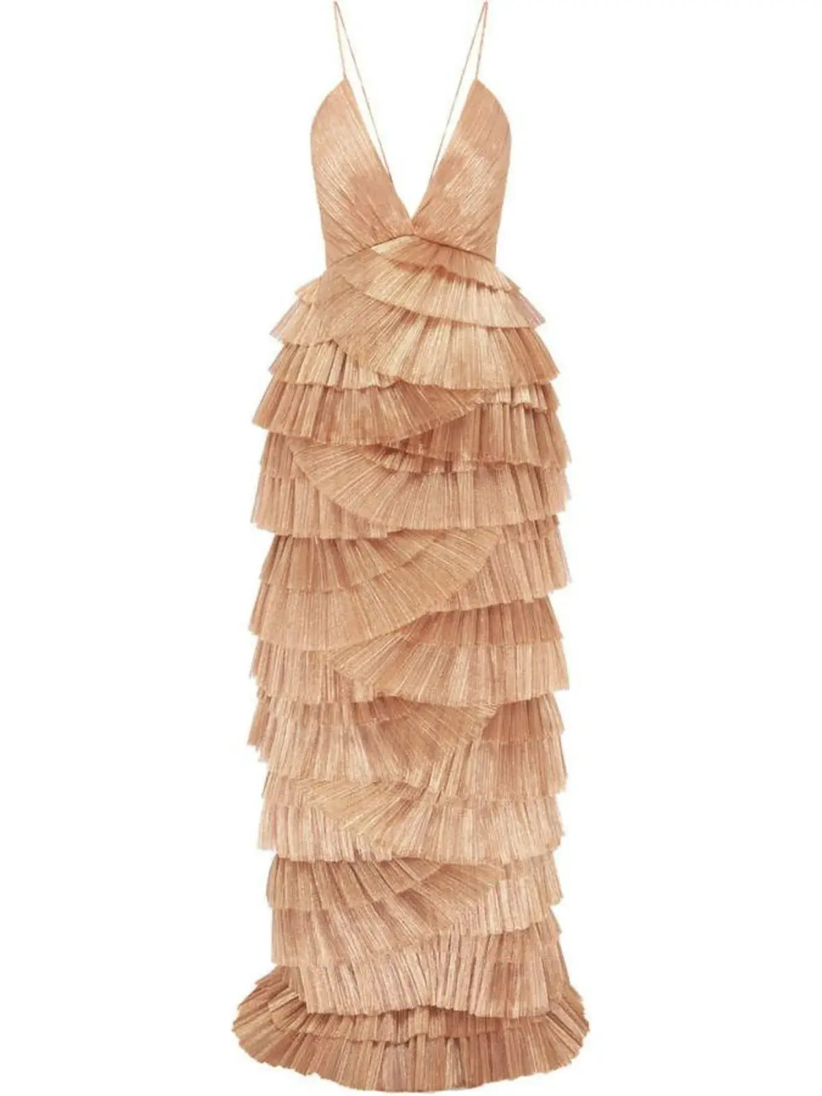 Alice McCall Making Me Tiered Ruffle Gown Blush Size XS / AU 6 - Image 4