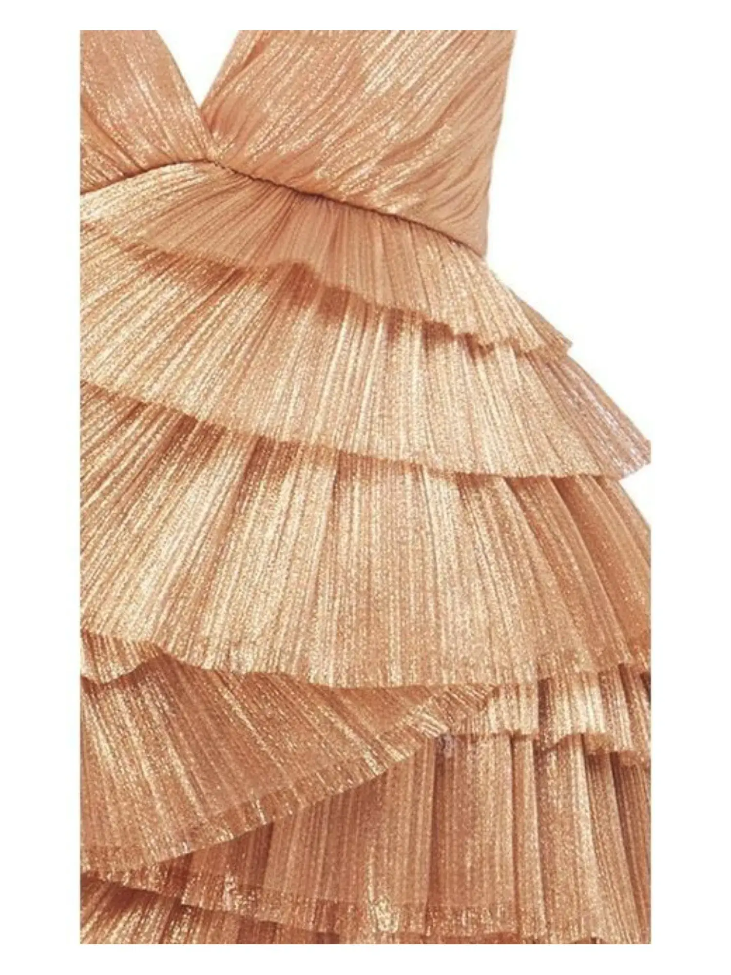 Alice McCall Making Me Tiered Ruffle Gown Blush Size XS / AU 6 - Image 3