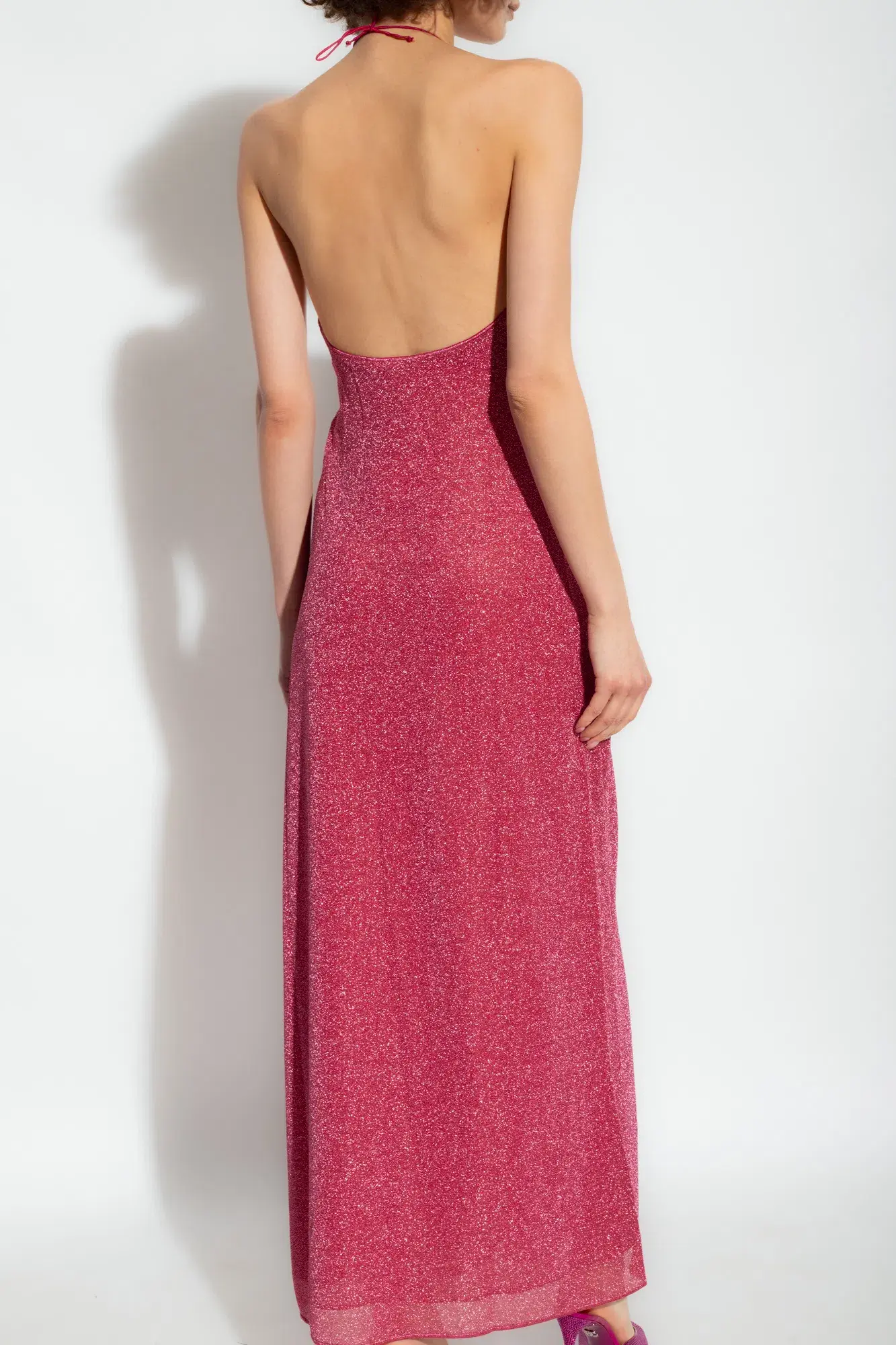 Oseree Lumiere Empire Dress In Raspberry Pink Size S / AU 8 - Image 3