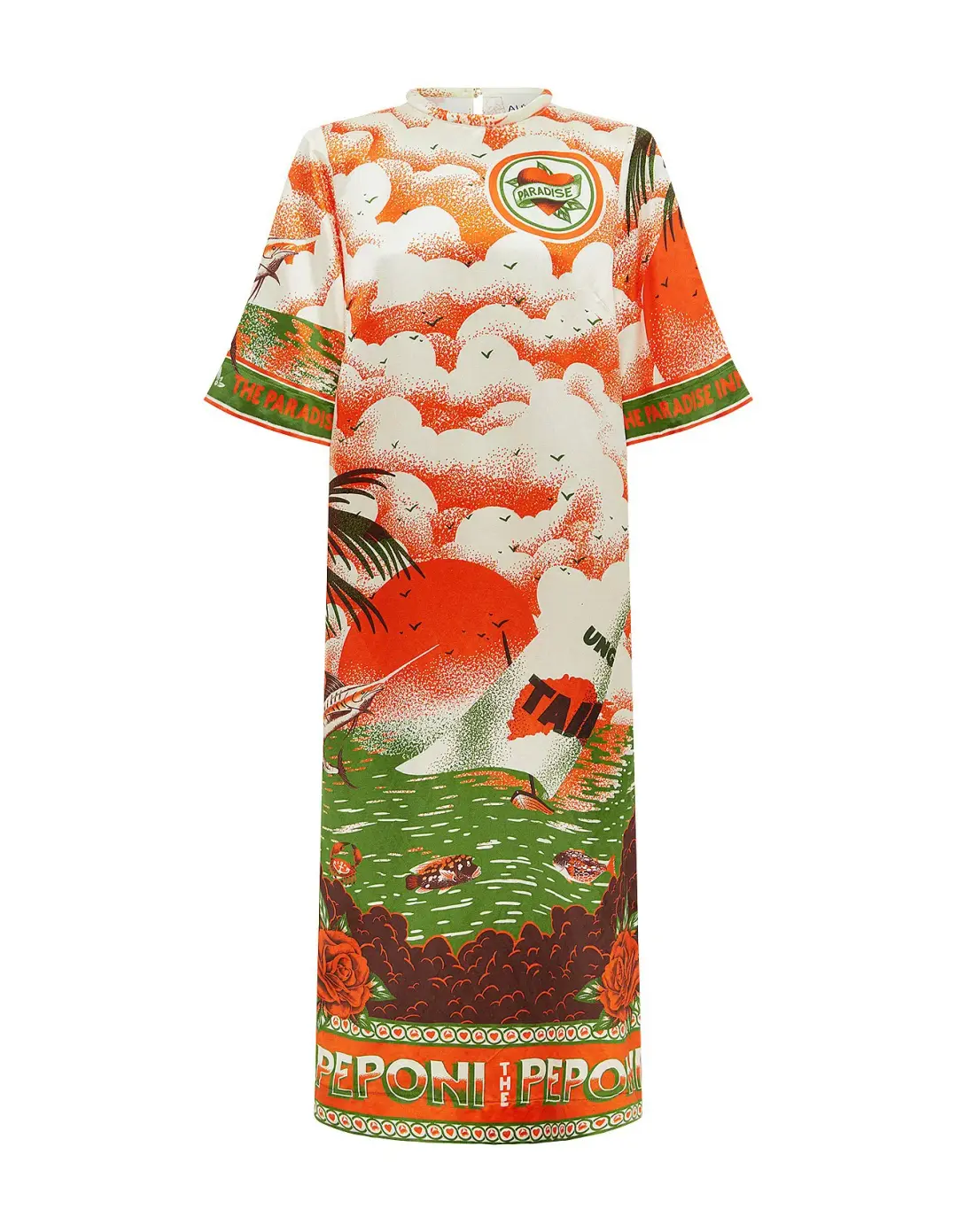 Alemais Bungalow Midi Dress Multi Size 10 for rent on The Volte - main image