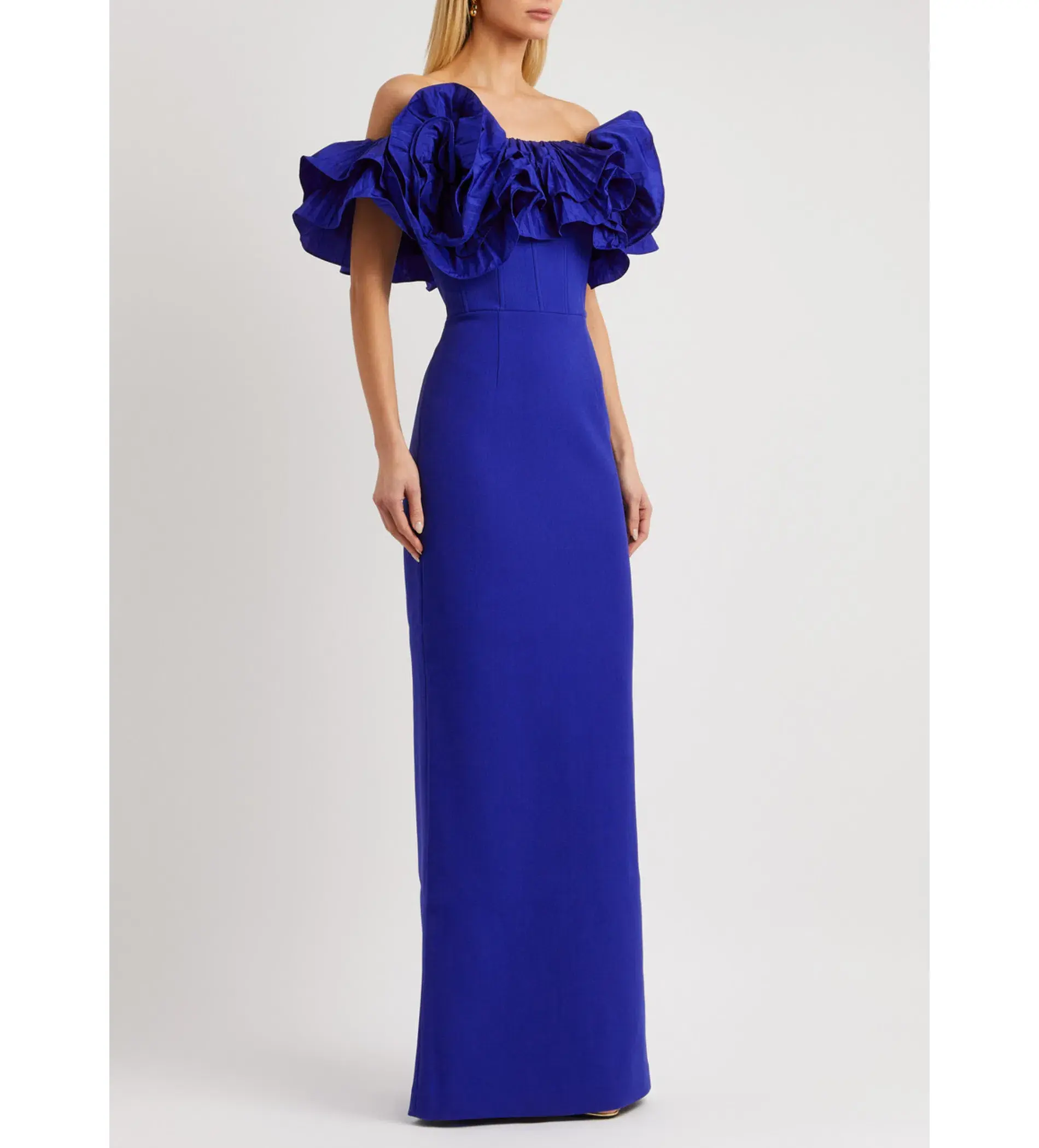 Rebecca Vallance Cora Gown Blue Size 8 - Image 3