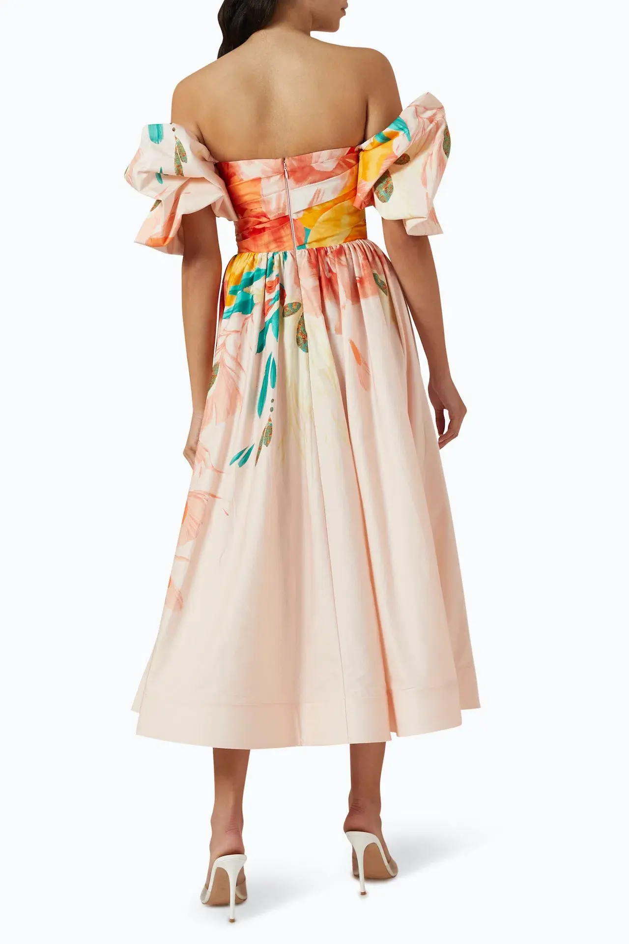 Leo Lin Maevis Midi Dress Euphoria Print Size 14 - Image 3