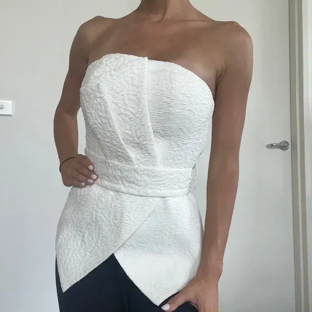 Sheike Sweet Nothing Bustier Ivory Size 8 - Image 1