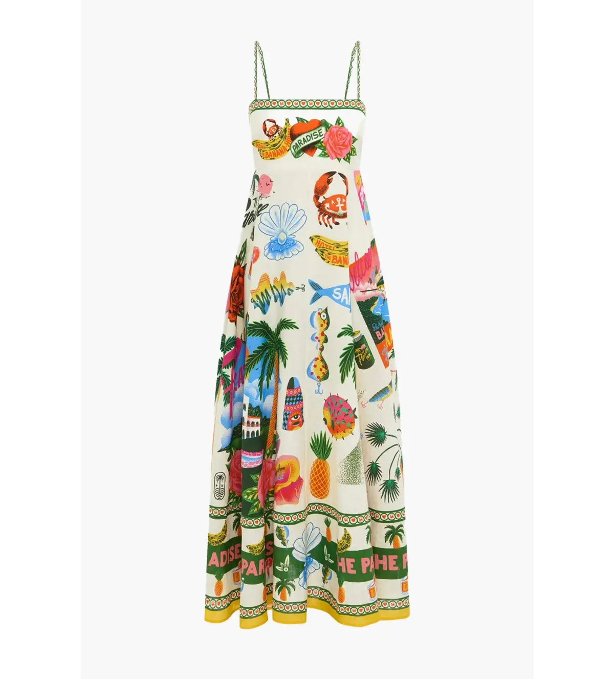 Alemais Paradiso Sun Dress Multi Size 6 - Image 4