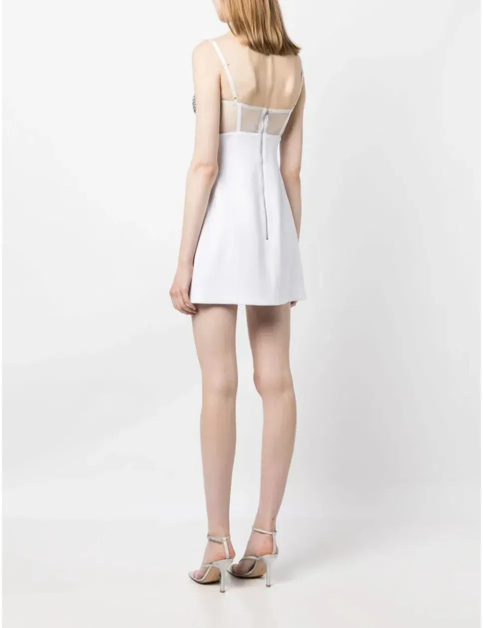 Rachel Gilbert Hartley Mini Dress Ivory Size 3/AU12 - Image 4
