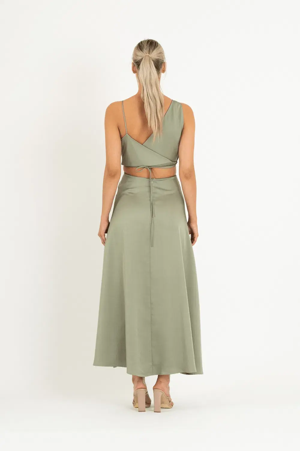 One Fell Swoop Bijoux Maxi Dress Serpent Green Size 8 - Image 2