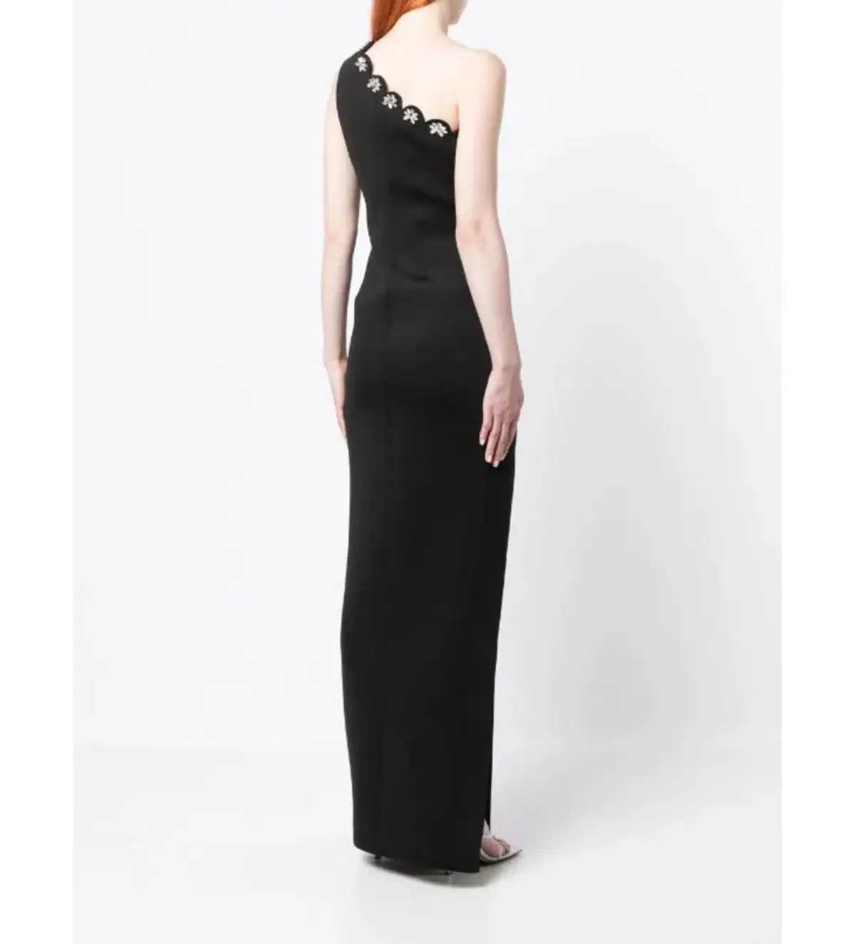 Rachel Gilbert Stella Floor Length Gown Black Size 10 - Image 2