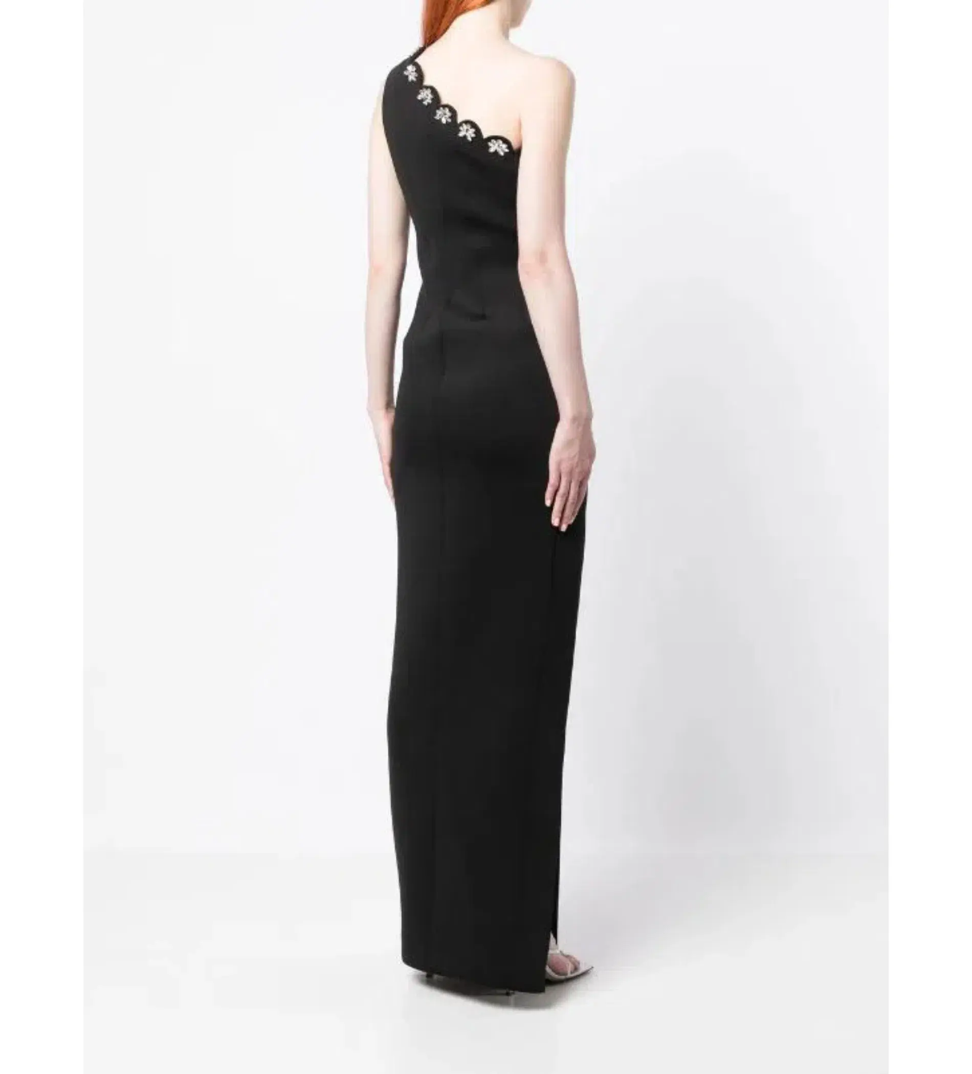 Rachel Gilbert Stella Floor Length Gown Black Size 10 - Image 2