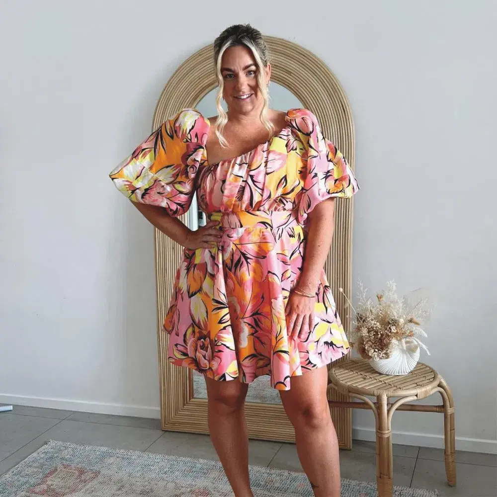 Sheike Copacabana Dress in Multi Size AU 16 for rent on The Volte - main image