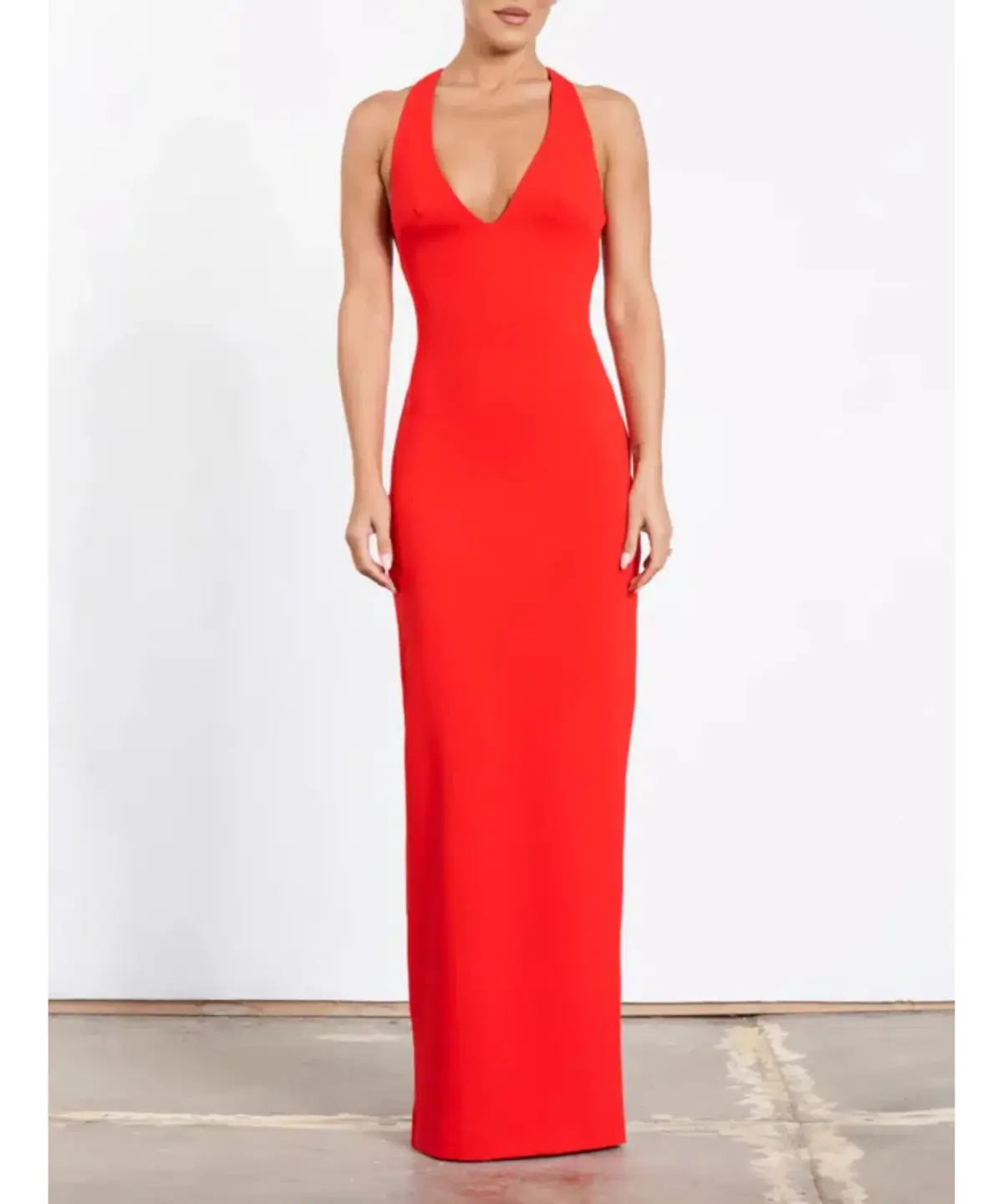 Effie Kats Eiza Gown Cherry Red Size AU 8 - Image 1