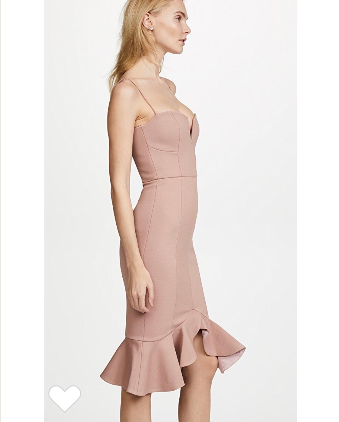 Nicholas Flip Hem Bra Bandage Dress in Nude Size 0 - Image 1