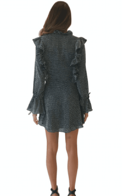 Shona Joy Salinger Ruffle Mini Dress - Image 3