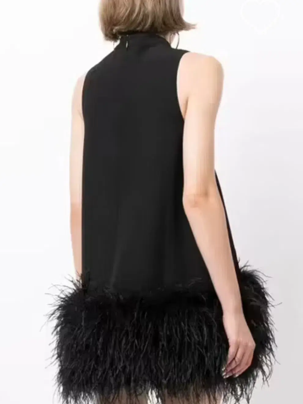 Rachel Gilbert Linc Mini Dress Black Size 5/AU 16 - Image 2