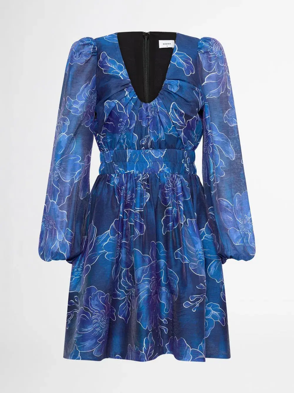 Sheike Tokyo Floral Mini Dress Blue Size 16 - Image 4