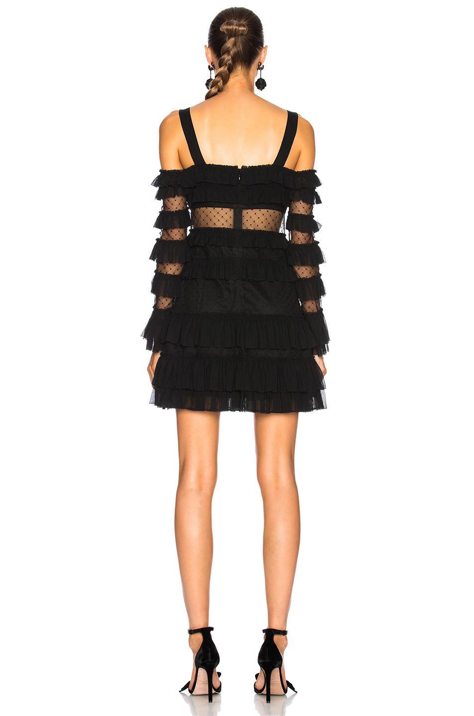Alexis Brandi Mini Dress Black Size 6 for rent on The Volte - main image