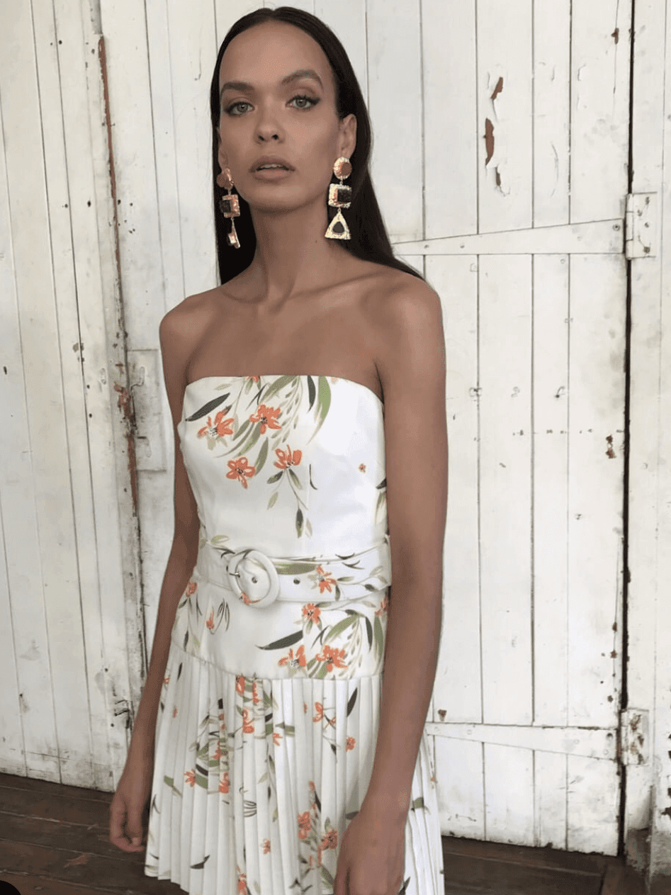 By Johnny - White Jungle Tennis Dress 6 - Image 1