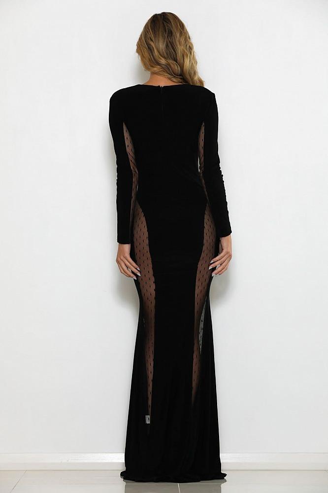 Abyss by Abby Penelope Gown Black Size 6 - Image 2