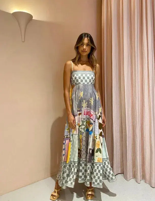 Alemais Emma Gale Sundress In Multi Size 8 - Image 2