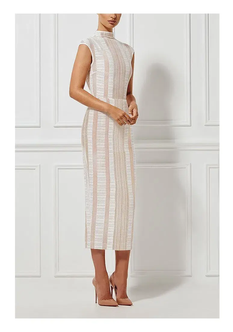 MISHA Chiara Lace Milk Dress White Size 6/XS - Image 1