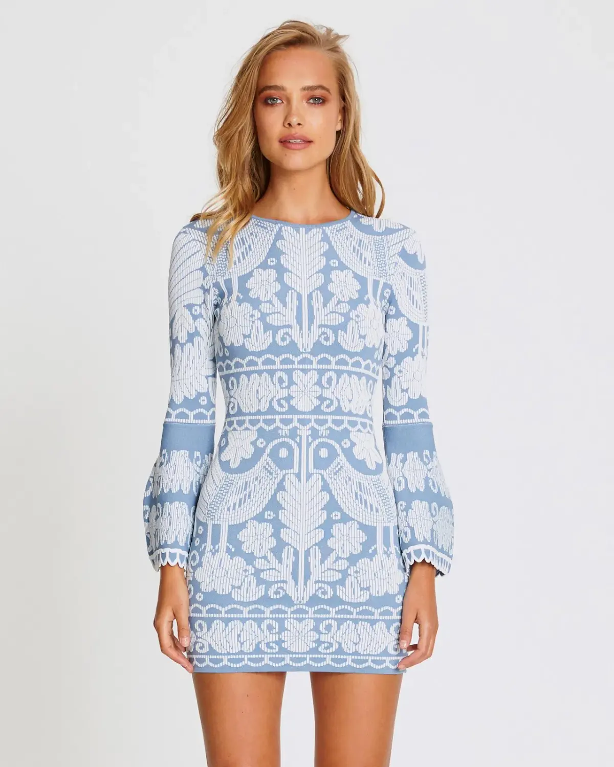 Alice McCall La Javanaise Mini Dress Mini Dress Blue Cloud Size 8 - Image 2