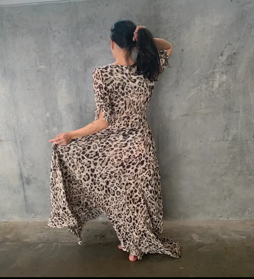 Spell Wild Ones Gown Animal Print Size M/AU 10 - Image 5