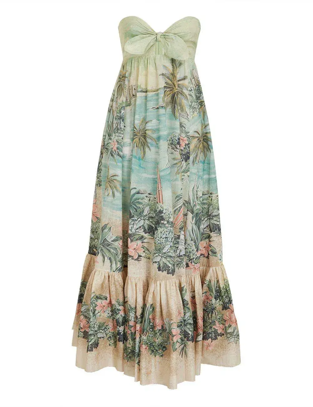 Zimmerman Vacay Tie Dress Print Size 1 / AU 10 - Image 3