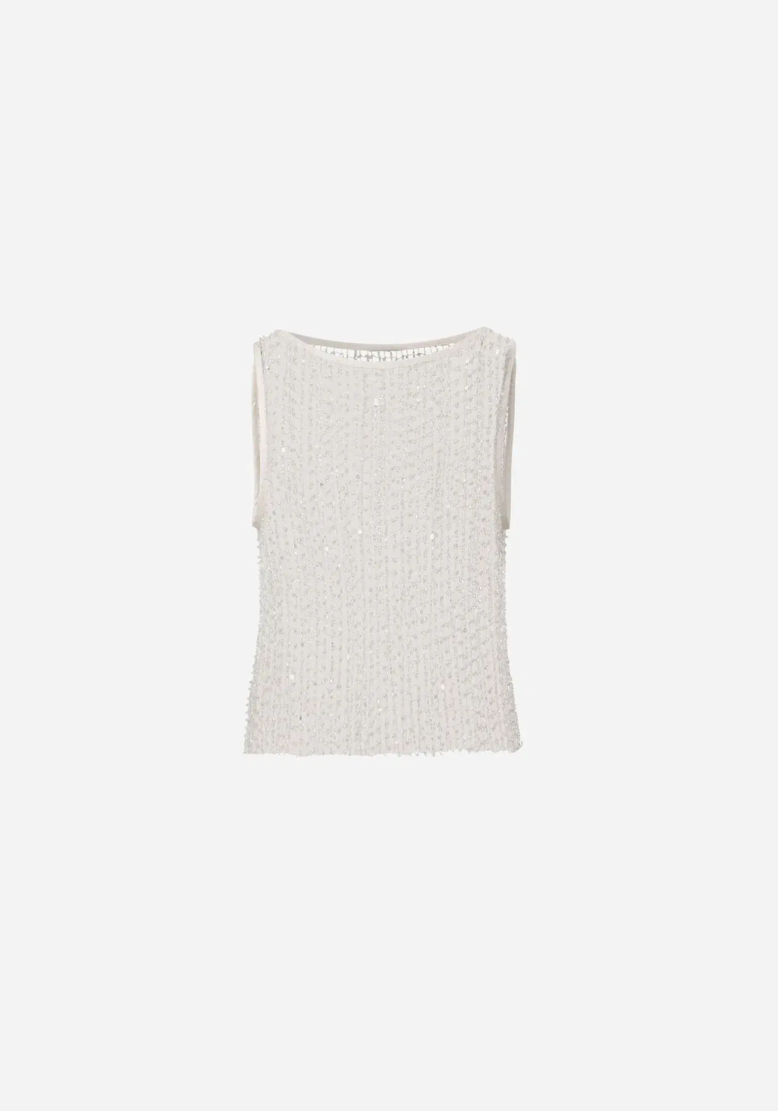 Viktoria & Woods Gravity Top Beaded White/Clear Size M/ AU 10 - Image 4