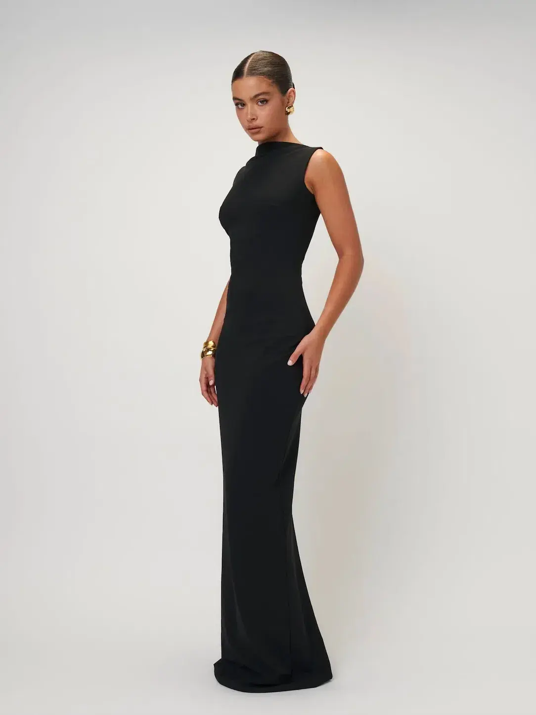 Effie Kats Verona Gown Black Size S / AU 10-12 - Image 2
