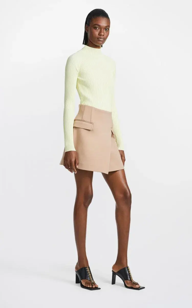 Dion Lee Frame Mini Skirt in Camel Size 6 - Image 1