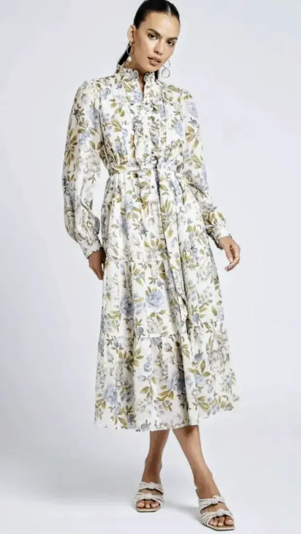 Sheike Mabel Maxi Dress Floral Print Size 12 - Image 2