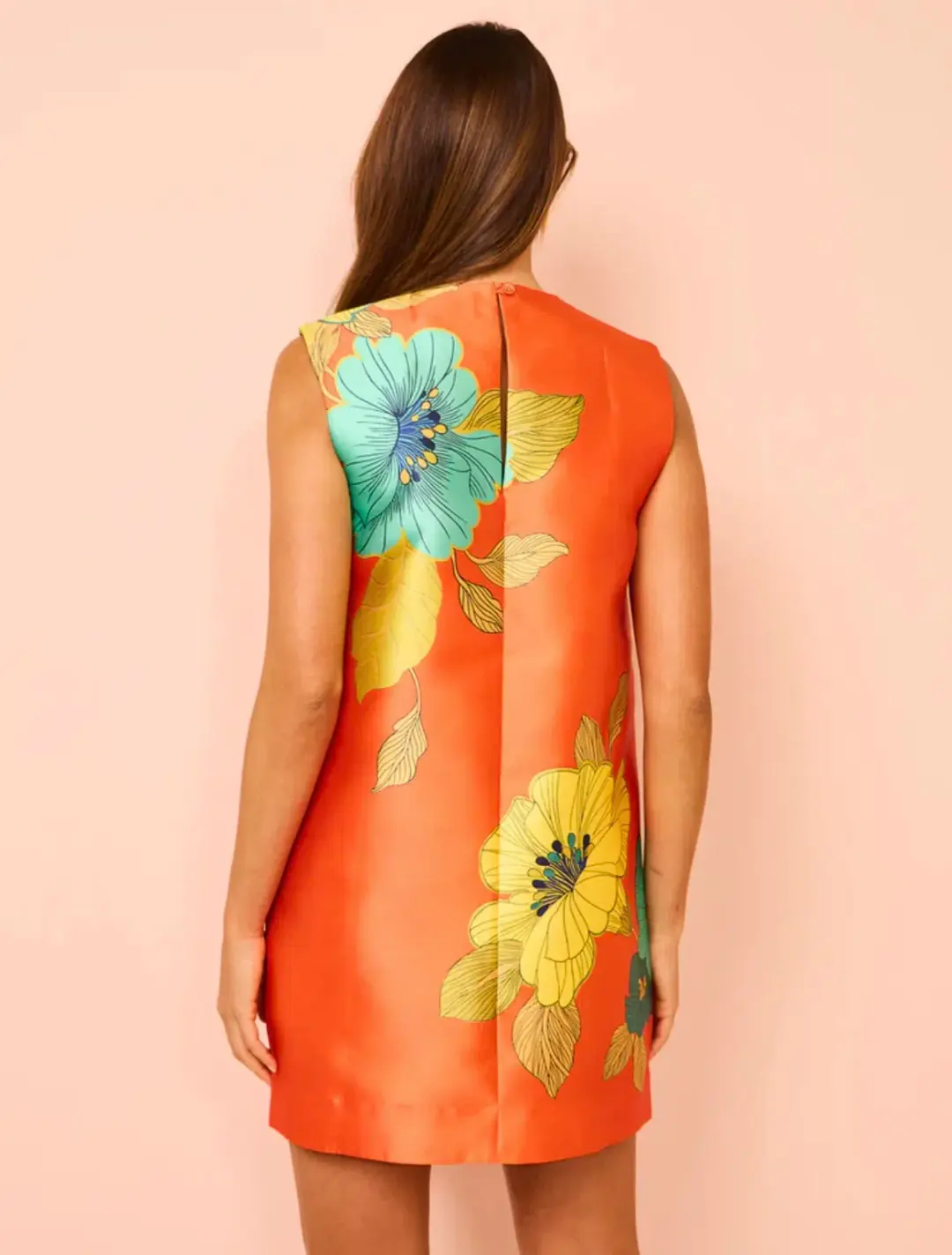 Alemais Piato Mini Dress Orange Size 10 for rent on The Volte - main image