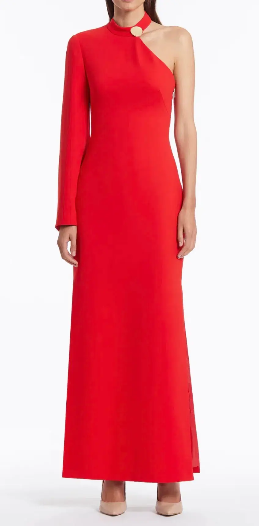 Carla Zampatti Hollywood Gown Red Size 8 - Image 4