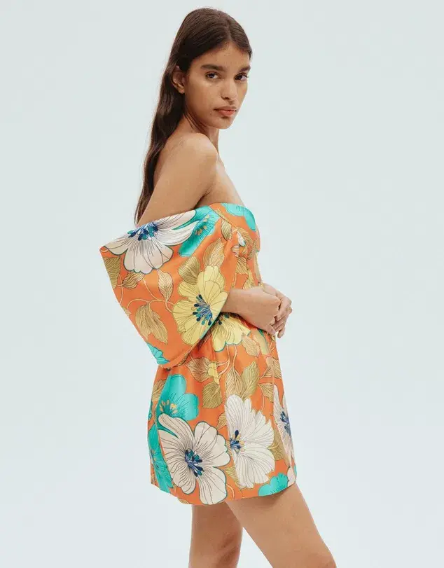 Alemais Piato Sculpt Mini Dress Multi Size 10 for rent on The Volte - main image