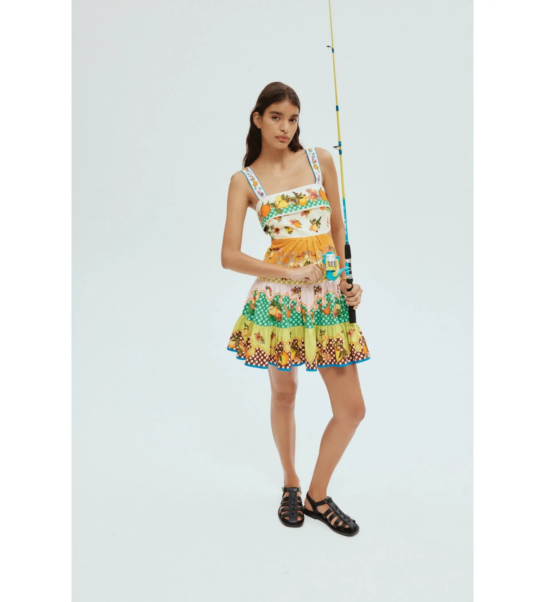 Alemais Lemonis Cut Out Mini Dress In Mutli Size 12 - Image 1