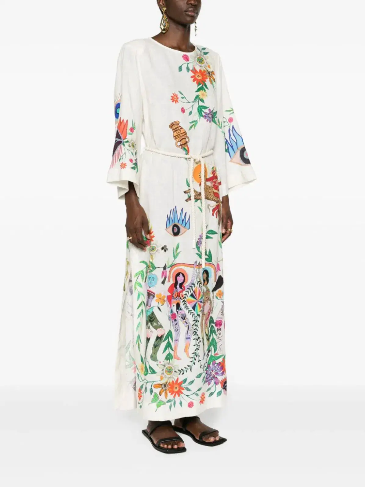 Alemais Meagan Midi Dress Print Size 10 - Image 3