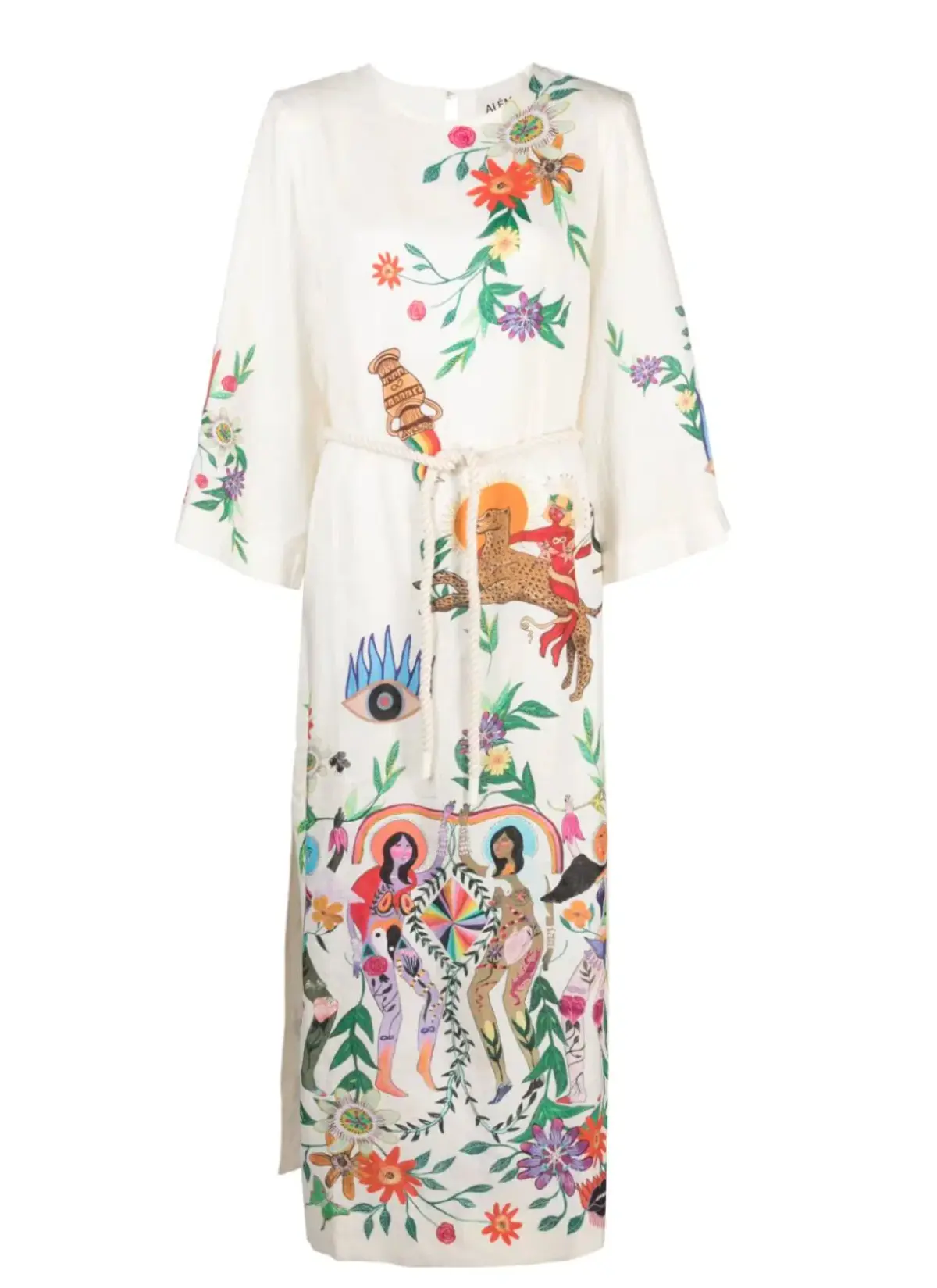 Alemais Meagan Midi Dress Print Size 10 - Image 5