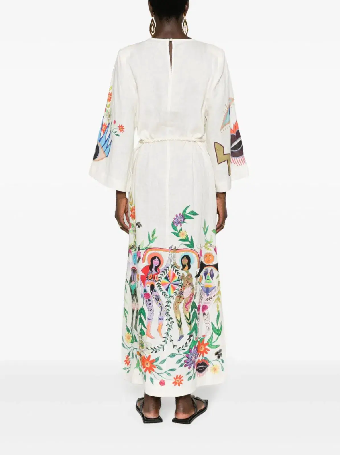 Alemais Meagan Midi Dress Print Size 10 - Image 4