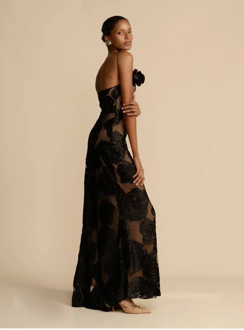 Arcina Ori Marcella Dress Black Size 8  - Image 2