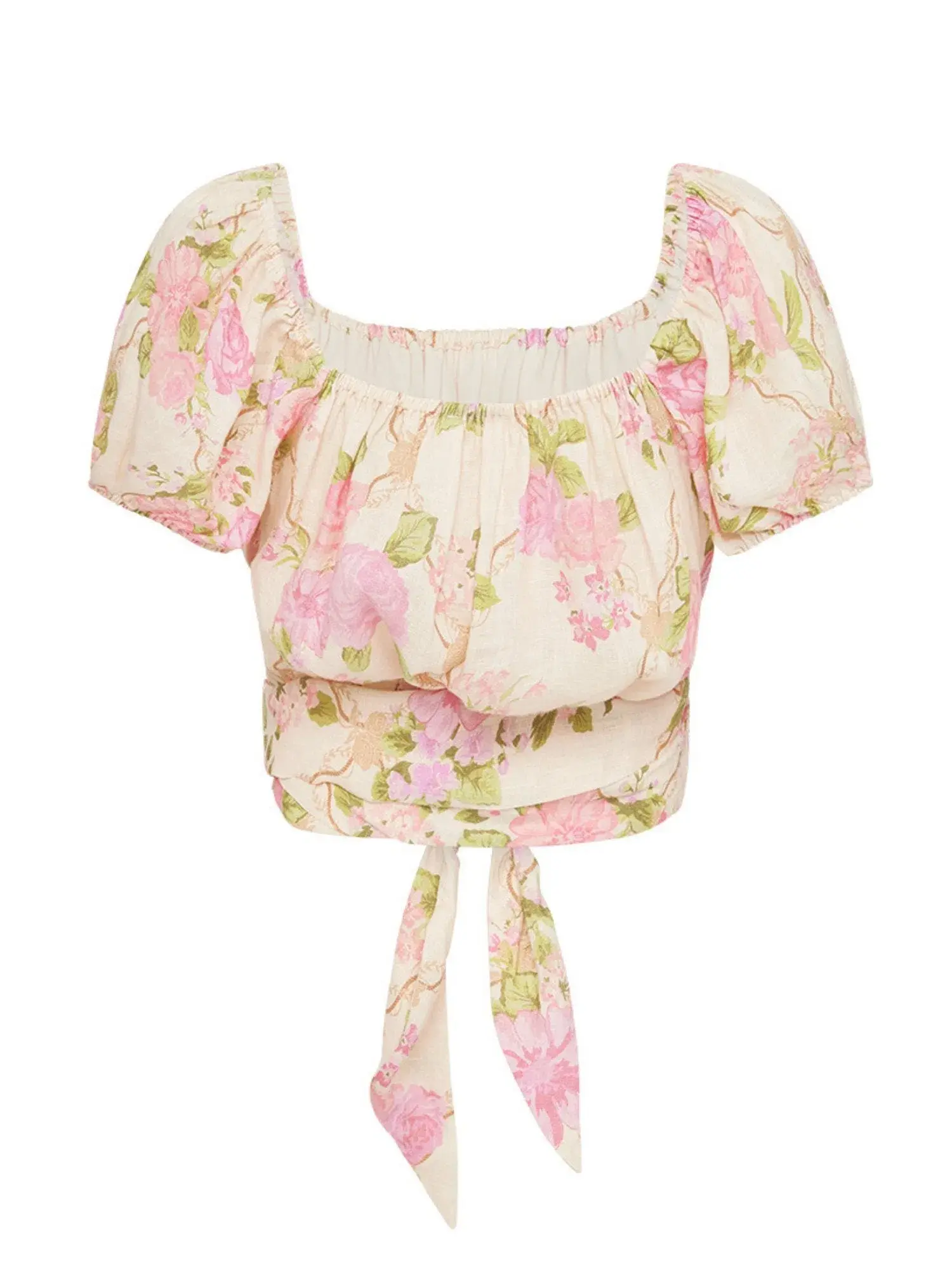 Spell Rose Garden Blouse Size M/10 & Tiered Maxi Skirt Size M/10 Set Rose - Image 2