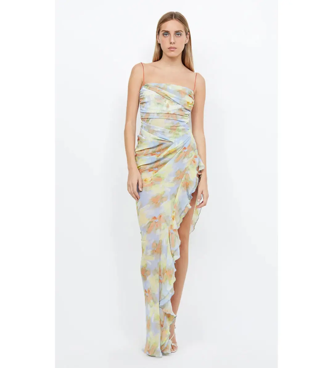 Bec & Bridge Zephy Asym Dress Floral Size AU 6 for rent on The Volte - main image